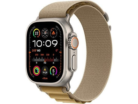 Apple Watch Ultra 2/ GPS/ Cellular/ 49mm/ Caja de Titanio/ Correa Ocean Blanca