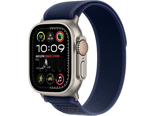 Apple Watch Ultra 2/ GPS/ Cellular/ 49mm/ Caja de Titanio/ Correa Loop Alpine Azul S Pequeña