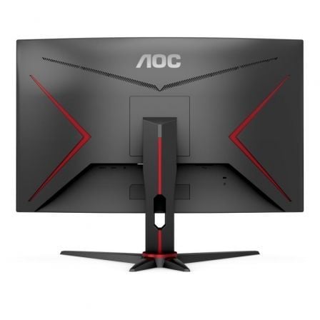 Monitor Gaming Curvo AOC C27G2ZE/BK 27"/ Full HD/ 1ms/ 240Hz/ VA/ Negro y Rojo