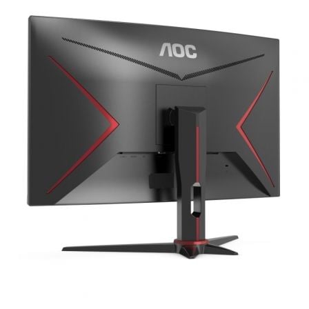 Monitor Gaming Curvo AOC C27G2ZE/BK 27"/ Full HD/ 1ms/ 240Hz/ VA/ Negro y Rojo