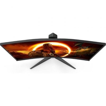 Monitor Gaming Curvo AOC C27G2ZU/BK 27"/ Full HD/ 0.5ms/ 240Hz/ VA/ Multimedia/ Regulable en altura/ Negro