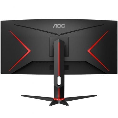 Monitor Gaming Ultraparonámico Curvo AOC CU34G2XP/BK 34"/ WQHD/ 1ms/ 180Hz/ VA/ Negro