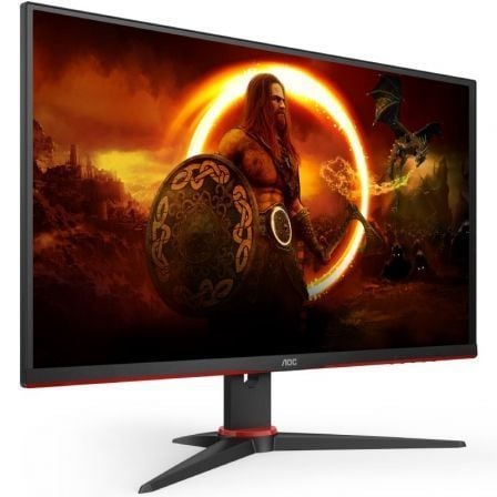 Monitor Gaming AOC Q27G2E/BK 27"/ QHD/ 1ms/ 144Hz/ VA/ Negro y Rojo