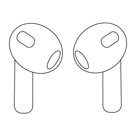 Auriculares Bluetooth Apple Airpods V3 3a Generación