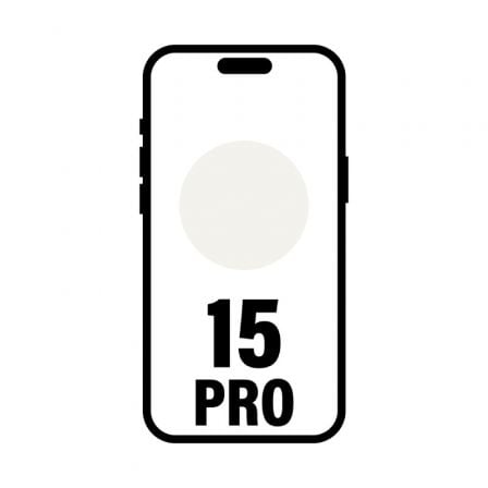 Smartphone Apple iPhone 15 Pro 1Tb/ 6.1"/ 5G/ Titanio Blanco