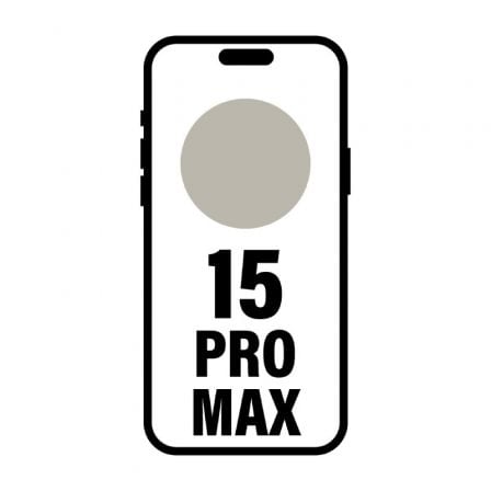 Smartphone Apple iPhone 15 Pro Max 256GB/ 6.7"/ 5G/ Titanio natural