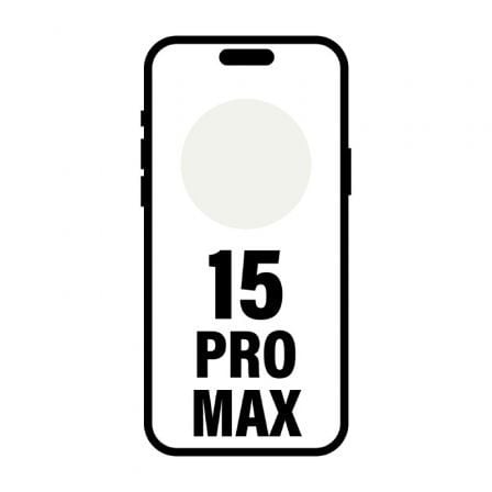 Smartphone Apple iPhone 15 Pro Max 512GB/ 6.7"/ 5G/ Titanio Blanco