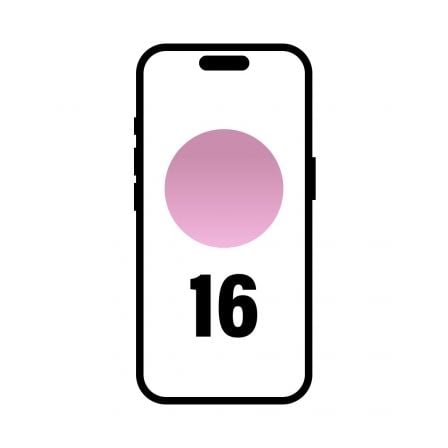 Smartphone Apple iPhone 16 128GB/ 6.1"/ 5G/ Rosa