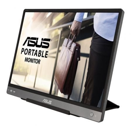 Monitor Portátil Asus ZenScreen MB14AC 14"/ Full HD/ Plata y Negro