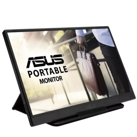 Monitor Portátil Asus ZenScreen MB165B 15.6"/ WXGA/ Negro