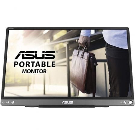 Monitor Portátil Asus ZenScreen MB16ACE 15.6"/ Full HD/ Plata y Negro