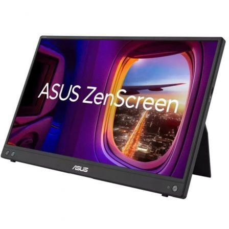 Monitor Portátil Asus ZenScreen MB16AHV 15.6"/ Full HD/ Negro