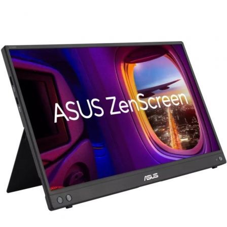 Monitor Portátil Asus ZenScreen MB16AHV 15.6"/ Full HD/ Negro