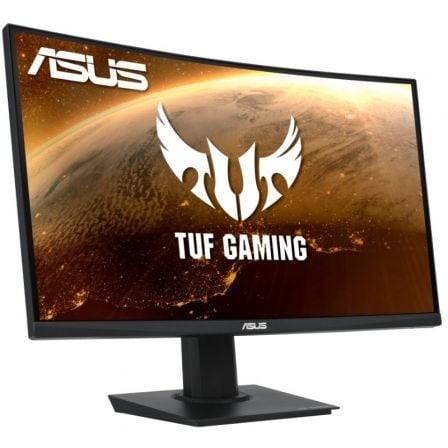 Monitor Gaming Curvo Asus TUF Gaming VG24VQE 23.6"/ Full HD/ 1ms/ 165Hz/ VA/ Negro