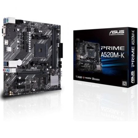 Placa Base Asus Prime A520M-K Socket AM4/ Micro ATX