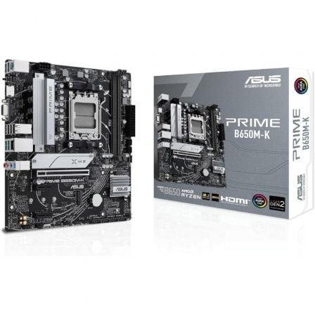 Placa Base Asus Prime B650M-K/ Socket AM5/ Micro ATX