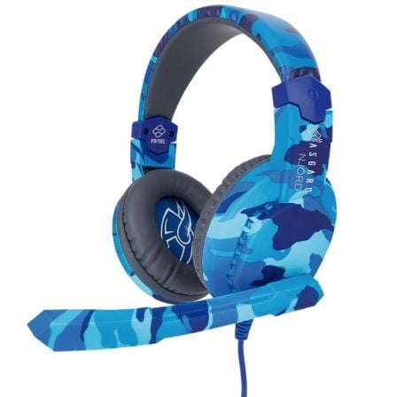 Auriculares Gaming con Micrófono FR-TEC Asgard NJÖRD/ Jack 3.5/ Azules