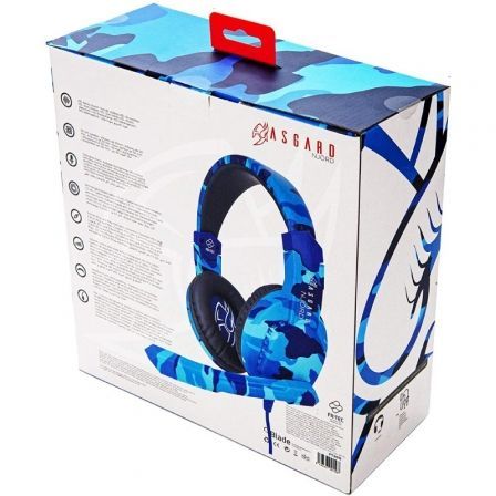 Auriculares Gaming con Micrófono FR-TEC Asgard NJÖRD/ Jack 3.5/ Azules