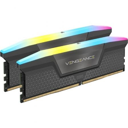 Memoria RAM Corsair Vengeance RGB 2 x 32GB/ DDR5/ 5200MH/ 1.25V/ CL40/ AMD Expo/ DIMM