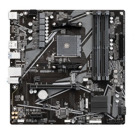 Placa Base Gigabyte B550M K Socket AM4/ Micro ATX