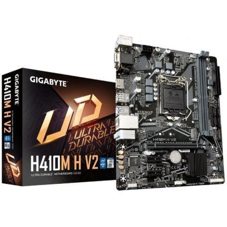 Placa Base Gigabyte H410M H V2 Socket 1200/ Micro ATX