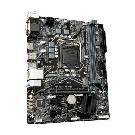 Placa Base Gigabyte H410M H V2 Socket 1200/ Micro ATX