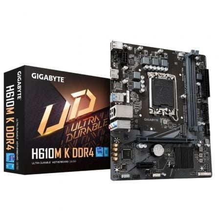 Placa Base Gigabyte H610M K DDR4 Socket 1700/ Micro ATX