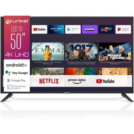 Televisor Grunkel LED-5022GOO 50"/ Ultra HD 4K/ Smart TV/ WiFi