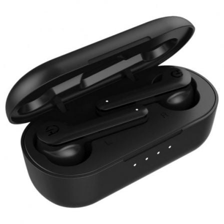 Auriculares Bluetooth Hiditec Vesta con estuche de carga/ Autonomía 8h/ Negros