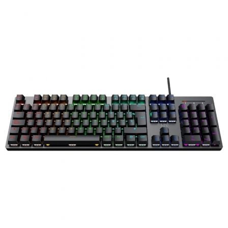 Teclado Gaming Mecánico Hiditec GK400 ARGB/ Switch Rojo