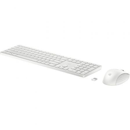 Teclado y Ratón Inalámbricos HP 650/ Blanco