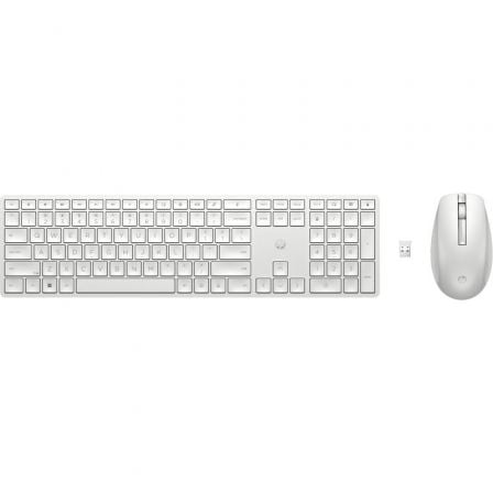 Teclado y Ratón Inalámbricos HP 650/ Blanco