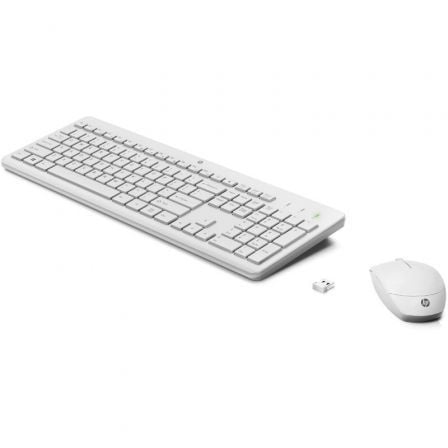 Teclado y Ratón Inalámbricos HP 230/ Blanco