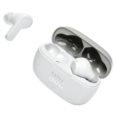 Auriculares Bluetooth JBL Wave 200TWS con estuche de carga/ Autonomía 5h/ Blancos