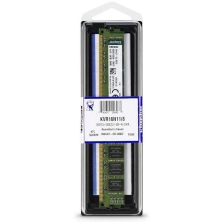 Memoria RAM Kingston ValueRAM 8GB/ DDR3/ 1600MHz/ 1.5V/ CL11/ DIMM