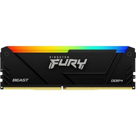 Memoria RAM Kingston FURY Beast RGB 16GB/ DDR4/ 3200MHz/ 1.35V/ CL16/ DIMM