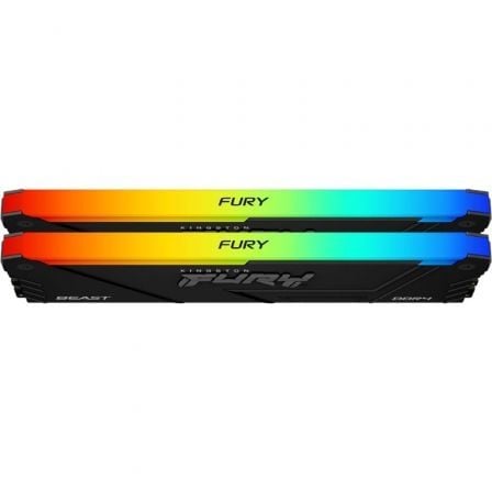 Memoria RAM Kingston FURY Beast RGB 2 x 16GB/ DDR4/ 3200MHz/ 1.35V/ CL16/ DIMM