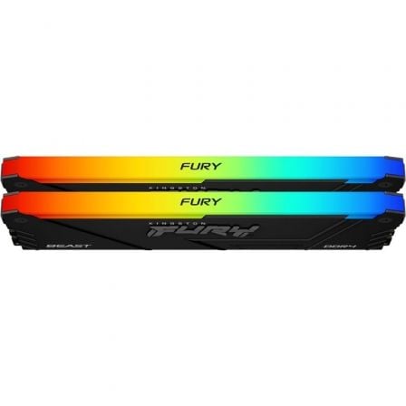 Memoria RAM Kingston FURY Beast RGB 2 x 8GB/ DDR4/ 3200MHz/ 1.35V/ CL16/ DIMM