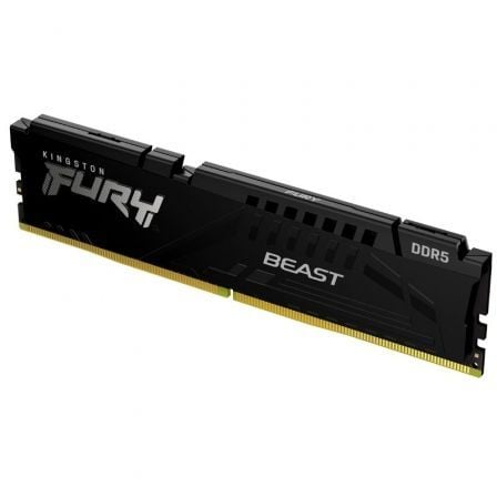 Memoria RAM Kingston FURY Beast 16GB/ DDR5/ 4800MHz/ 1.1V/ CL38/ DIMM