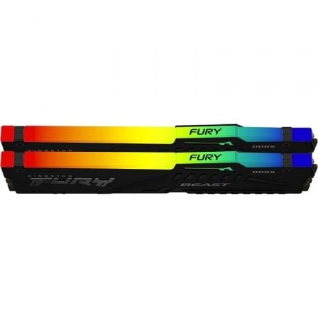 Memoria RAM Kingston FURY Beast RGB 2 x 16GB/ DDR5/ 5600MHz/ 1.25V/ CL36/ DIMM