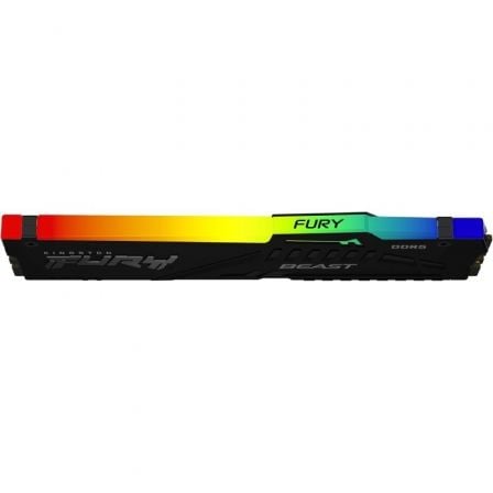 Memoria RAM Kingston FURY Beast RGB 32GB/ DDR5/ 6000MHz/ 1.4V/ CL30/ DIMM