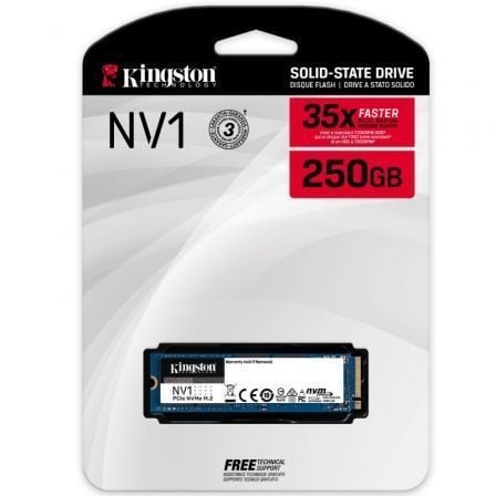 Disco SSD Kingston NV1 250GB/ M.2 2280 PCIe NVMe