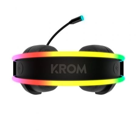 Auriculares Gaming con Micrófono Krom Klaim/ Jack 3.5/ USB 2.0/ Negros