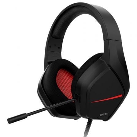 Auriculares Gaming con Micrófono Krom Kopa Move/ Jack 3.5/ Negros