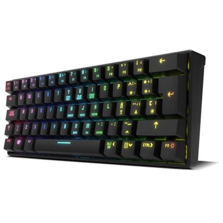 Teclado Gaming Mecánico Inalámbrico Krom Kluster/ Negro