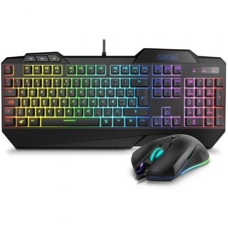 Pack Gaming Krom Krusher/ Teclado SemiMecánico + Ratón