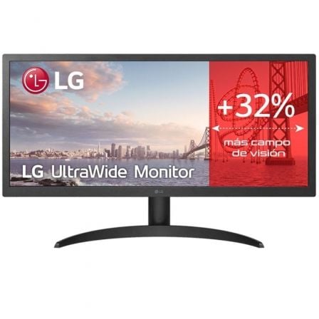 Monitor Profesional Ultrapanorámico LG UltraWide 26WQ500-B 25.7"/ WFHD/ Negro