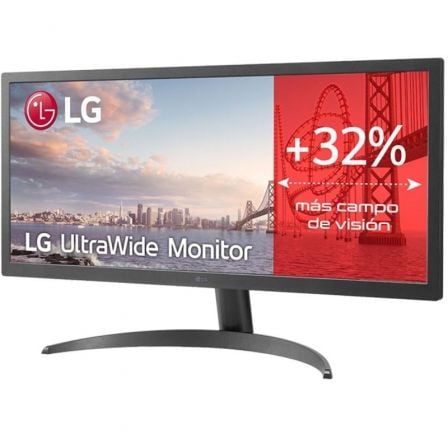 Monitor Profesional Ultrapanorámico LG UltraWide 26WQ500-B 25.7"/ WFHD/ Negro