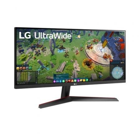 Monitor Gaming Ultrapanorámico LG 29WP60G-B 29"/ WFHD/ 1ms/ 75Hz/ IPS/ Negro