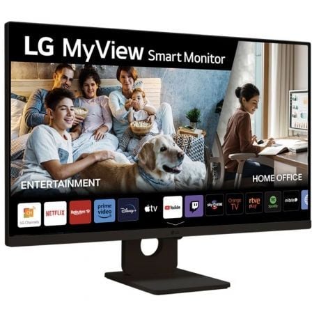 Smart Monitor LG MyView 32SR50F-B 31.5"/ Full HD/ Smart TV/ Multimedia/ Negro